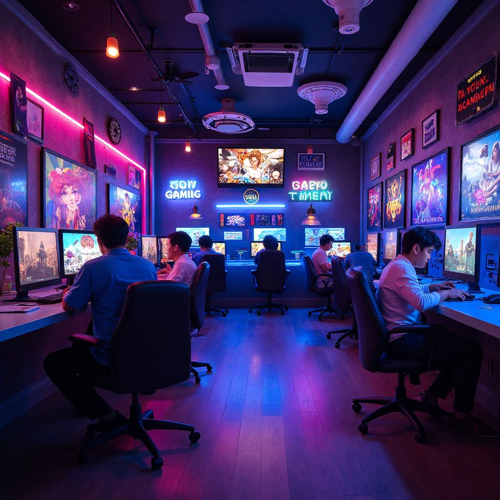 Pixel Lounge Interior